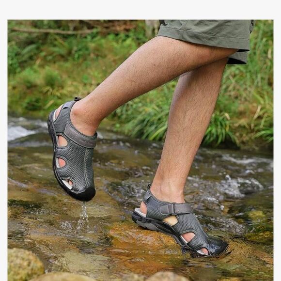 Men's Mesh Hiking Sandal, NEW 10 - Picture 1 of 4